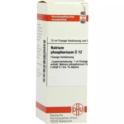 NATRIUM PHOSPHORICUM D 12 Rozcieńczenie, 20 ml