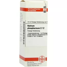 NATRIUM PHOSPHORICUM D 12 Rozcieńczenie, 20 ml