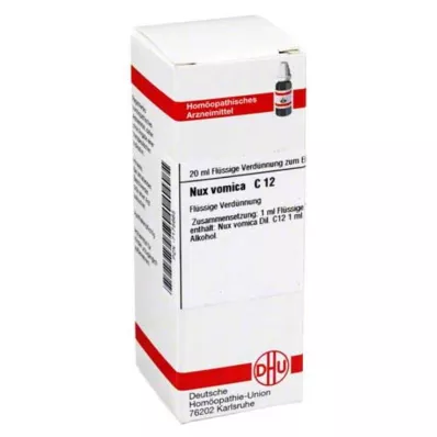 DHU Nux vomica C 12 Rozcieńczenie, 20 ml DHU Nux vomica C 12 Rozcieńczenie, 20 ml