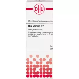 NUX VOMICA Rozcieńczenie D 7, 20 ml