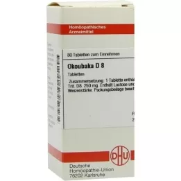 OKOUBAKA D 8 tabletek, 80 szt