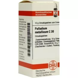 PALLADIUM METALLICUM C 30 kulek, 10 g