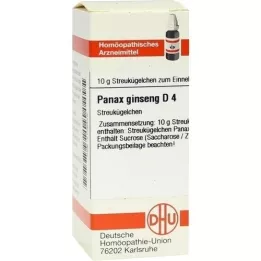 PANAX GINSENG D 4 globulki, 10 g