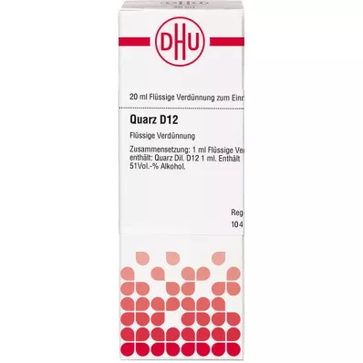 QUARZ D 12 Rozcieńczenie, 20 ml