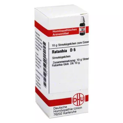 DHU Ratanhia D 6 globulek, 10 g DHU Ratanhia D 6 globulek, 10 g