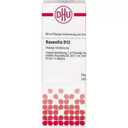 RAUWOLFIA D 12 Rozcieńczenie, 20 ml