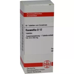 RAUWOLFIA D 12 tabletek, 80 szt