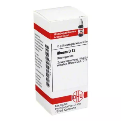 DHU Rheum D 12 globulek, 10 g