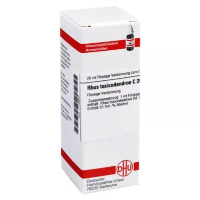 DHU Rhus toksykodendron C 200 Rozcieńczenie, 20 ml DHU Rhus toksykodendron C 200 Rozcieńczenie, 20 ml