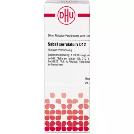 SABAL SERRULATUM D 12 Rozcieńczenie, 20 ml