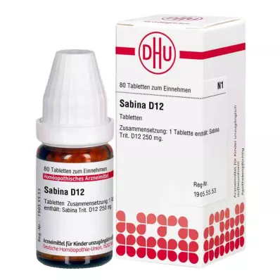 Tabletki Sabina D12 (80 sztuk) Tabletki Sabina D12 (80 sztuk)