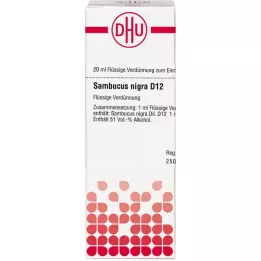 SAMBUCUS NIGRA D 12 Rozcieńczenie, 20 ml