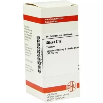 SILICEA C 12 tabletek, 80 szt