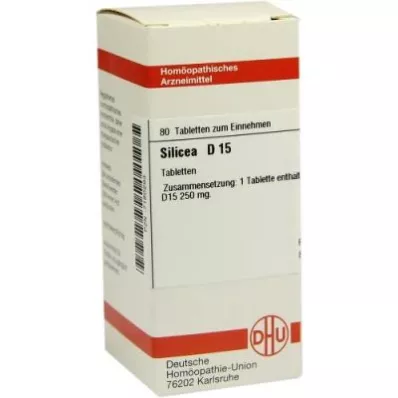 SILICEA D 15 tabletek, 80 szt