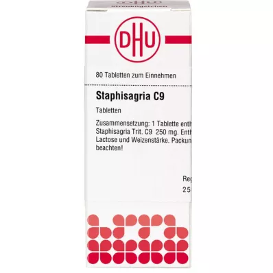 STAPHISAGRIA C 9 tabletek, 80 szt