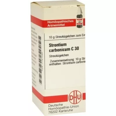 STRONTIUM CARBONICUM C 30 kulek, 10 g