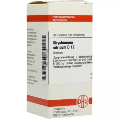 Strychnina azotowa.Tabletki D12 (80 sztuk) Strychnina azotowa.Tabletki D12 (80 sztuk)