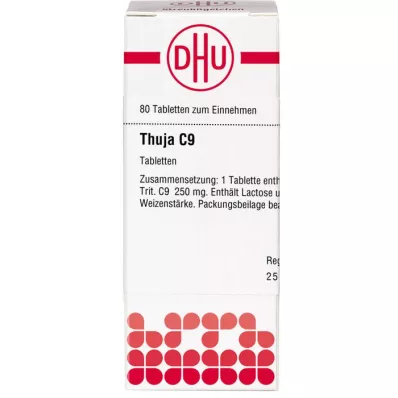 THUJA C 9 tabletek, 80 szt