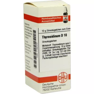THYREOIDINUM D 10 kulek, 10 g