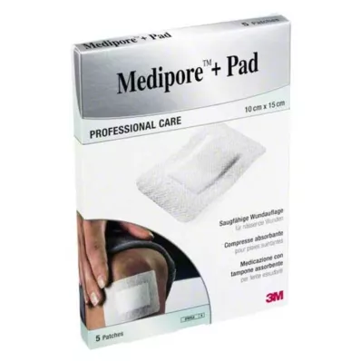 Medipore + Podkładka 3M 10x15cm 3569NP Tynk, 5 szt Medipore + Podkładka 3M 10x15cm 3569NP Tynk, 5 szt