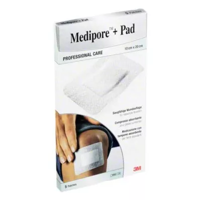 Medipore + Pad 3M 10x20cm 3570NP tynk, 5 szt Medipore + Pad 3M 10x20cm 3570NP tynk, 5 szt