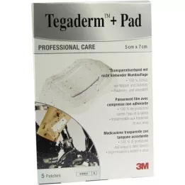 TEGADERM 3M Plus Pad 5x7 cm Ready made.3582NP, 5 szt