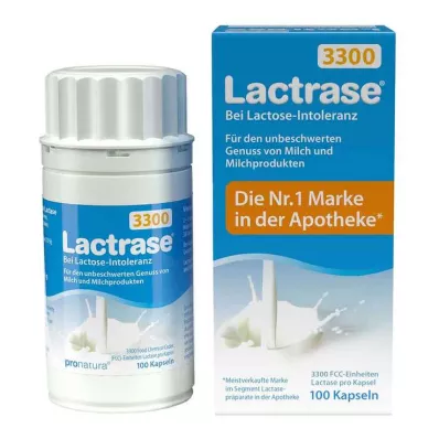 Laktraza 3300 FCC kapsułek, 100 sztuk Laktraza 3300 FCC kapsułek, 100 sztuk