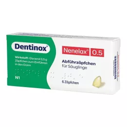 NENE LAX 0,5 Suppos. dla niemowląt, 6 szt