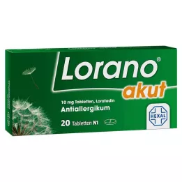 LORANO ostre tabletki, 20 szt