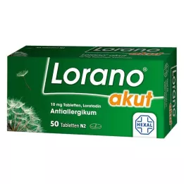 LORANO ostre tabletki, 50 szt