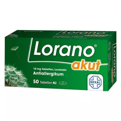 Lorano ostre 10 mg tabletki, 50 szt