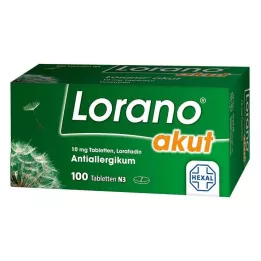 LORANO ostre tabletki, 100 szt