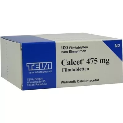 CALCET Tabletki powlekane 475 mg, 100 szt