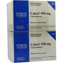 CALCET Tabletki powlekane 950 mg, 200 szt