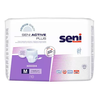 Seni Active Plus średni, 10 szt Seni Active Plus średni, 10 szt