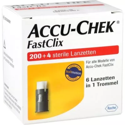 ACCU-CHEK Lancety FastClix, 204 szt