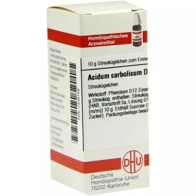 DHU Acidum carbolicum D 12 globulek, 10 g