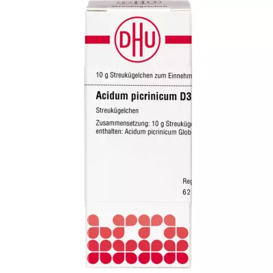 ACIDUM PICRINICUM D 30 kulek, 10 g
