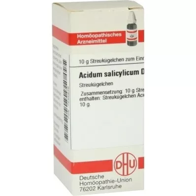ACIDUM SALICYLICUM D 4 globulki, 10 g