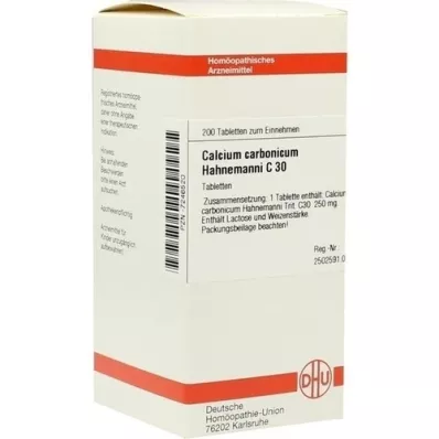 CALCIUM CARBONICUM Hahnemanni C 30 tabletek, 200 szt