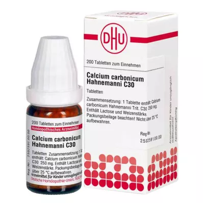 Calcium Carbonicum C30 tabletki Hahnemanni (200 sztuk)
