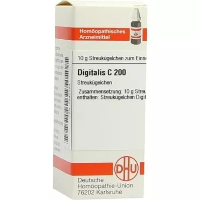 DIGITALIS C 200 globulek, 10 g