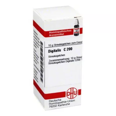 DIGITALIS C 200 globulek, 10 g