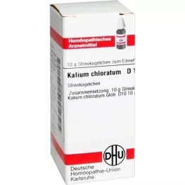 KALIUM CHLORATUM D 10 kulek, 10 g