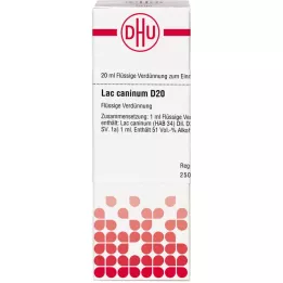 LAC CANINUM D 20 Rozcieńczenie, 20 ml