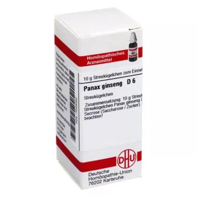 PANAX GINSENG D 6 kulek, 10 g