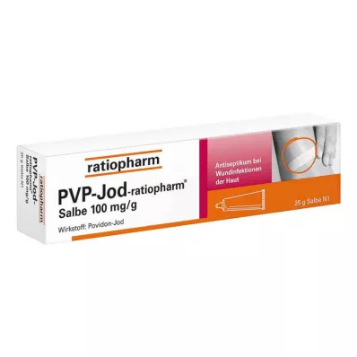 Pvp Jodatum Ratiopharm maść, 25 g Pvp Jodatum Ratiopharm maść, 25 g