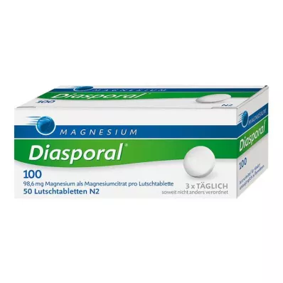 MAGNESIUM DIASPORAL 100 pastylek do ssania, 50 szt