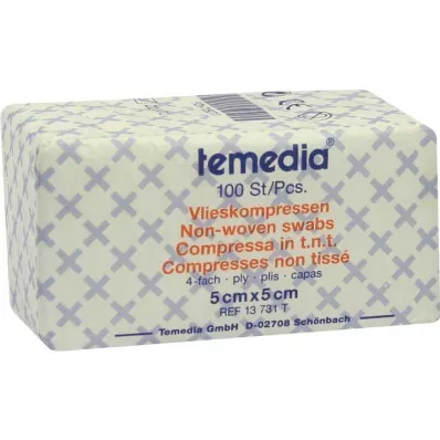 Kompresy polarowe 5x5 cm niesterylne 4-krotne, 100 sztuk