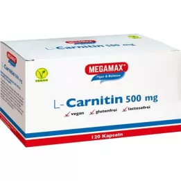 L-CARNITIN 500 mg kapsułki Megamax, 120 szt
